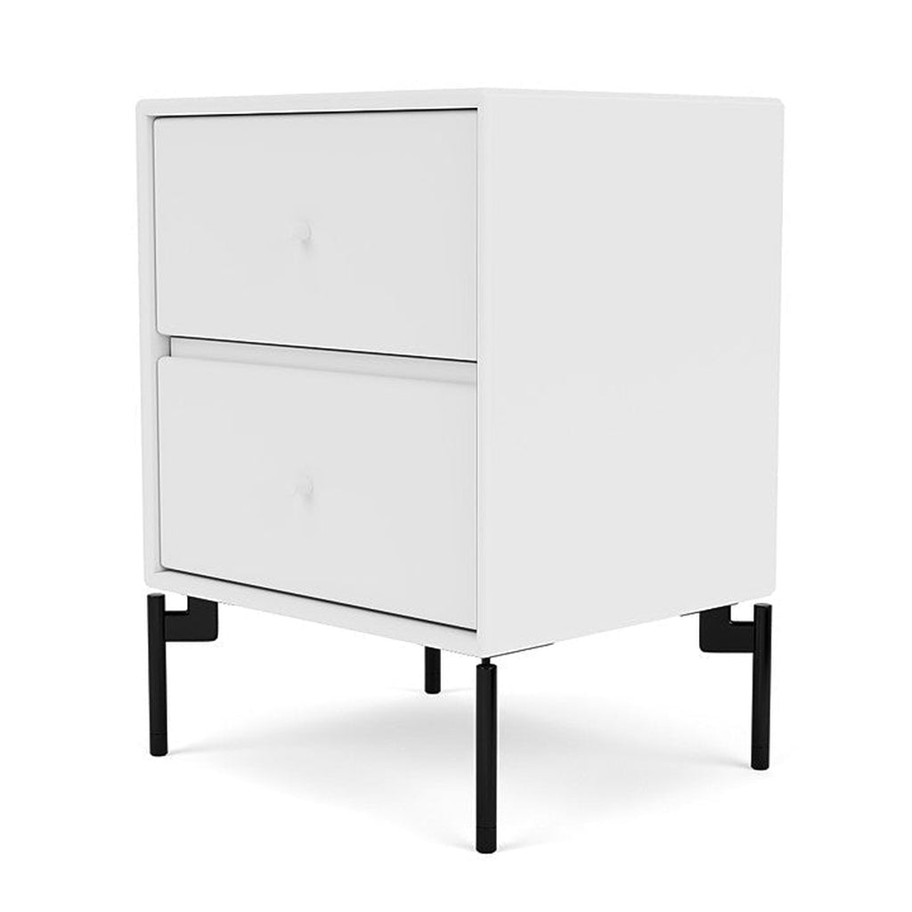 [product_category]-Montana Drift Drawer Module With Legs, Snow White/Black-Montana Furniture-5714322384902-000DRIFT-38-03-MON-1