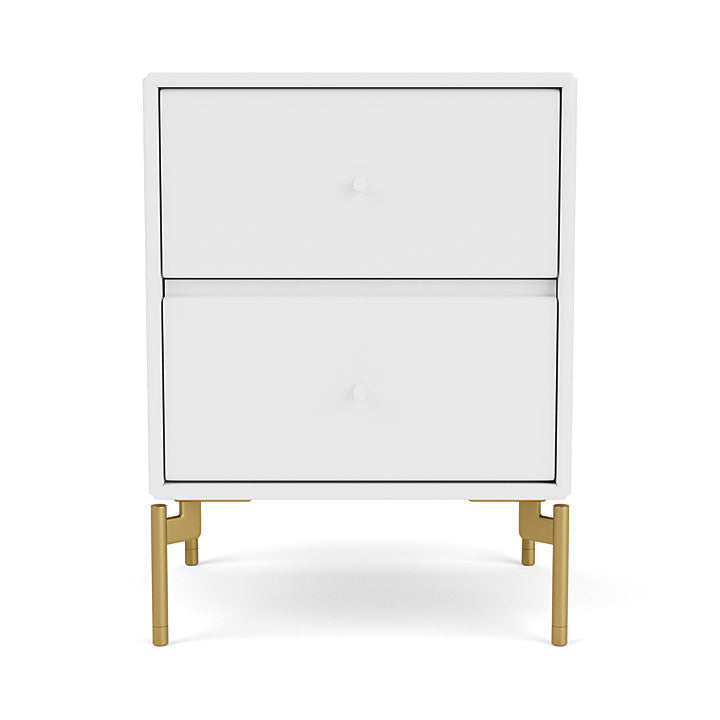 [product_category]-Montana Drift Drawer Module With Legs, Snow White/Brass-Montana Furniture-5714322384957-000DRIFT-38-09-MON-2