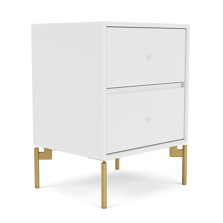 [product_category]-Montana Drift Drawer Module With Legs, Snow White/Brass-Montana Furniture-5714322384957-000DRIFT-38-09-MON-3