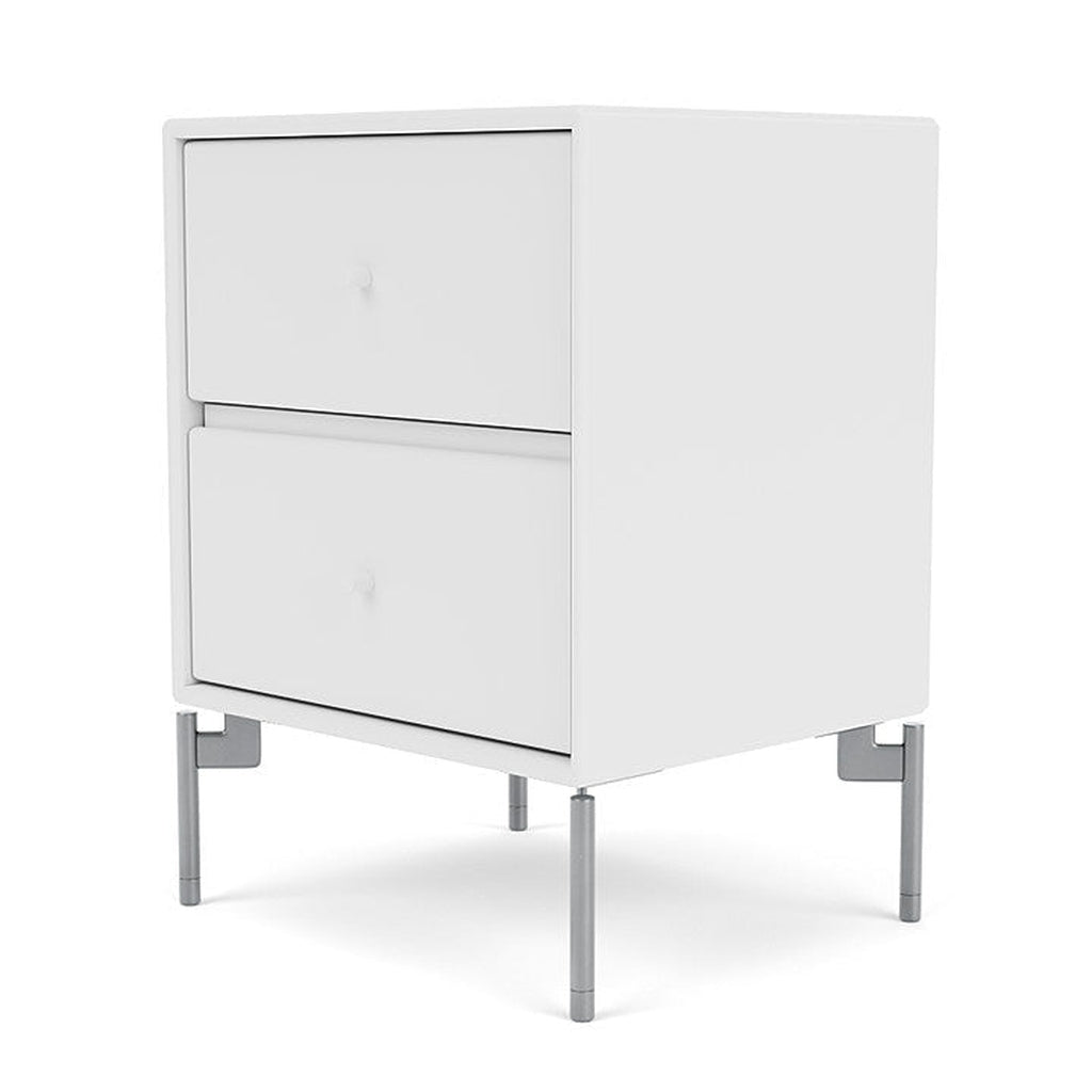 [product_category]-Montana Drift Drawer Module With Legs, Snow White/Matt Chrome-Montana Furniture-5714322384889-000DRIFT-38-01-MON-1