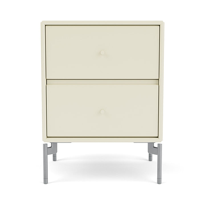 [product_category]-Montana Drift Drawer Module With Legs, Vanilla/Matt Chrome-Montana Furniture-5714322205818-000DRIFT-150-01-MON-2