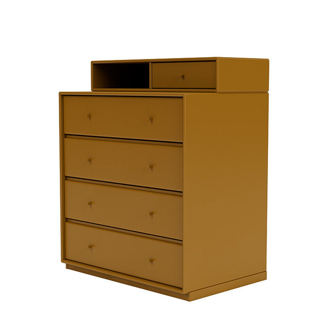 [product_category]-Montana Keep Chest Of Drawers With 3 Cm Plinth, Amber Yellow-Montana Furniture-5714322261289-0000KEEP-142-06-MON-1
