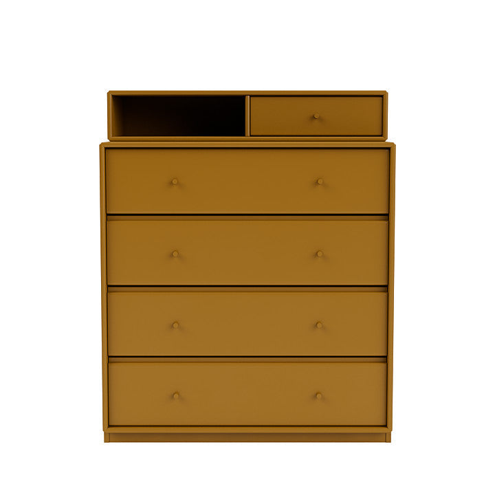 [product_category]-Montana Keep Chest Of Drawers With 3 Cm Plinth, Amber Yellow-Montana Furniture-5714322261289-0000KEEP-142-06-MON-2