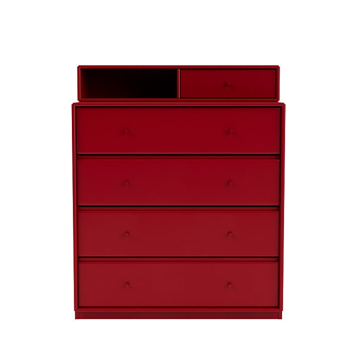[product_category]-Montana Keep Chest Of Drawers With 3 Cm Plinth, Beetroot Red-Montana Furniture-5714322263047-0000KEEP-165-06-MON-2
