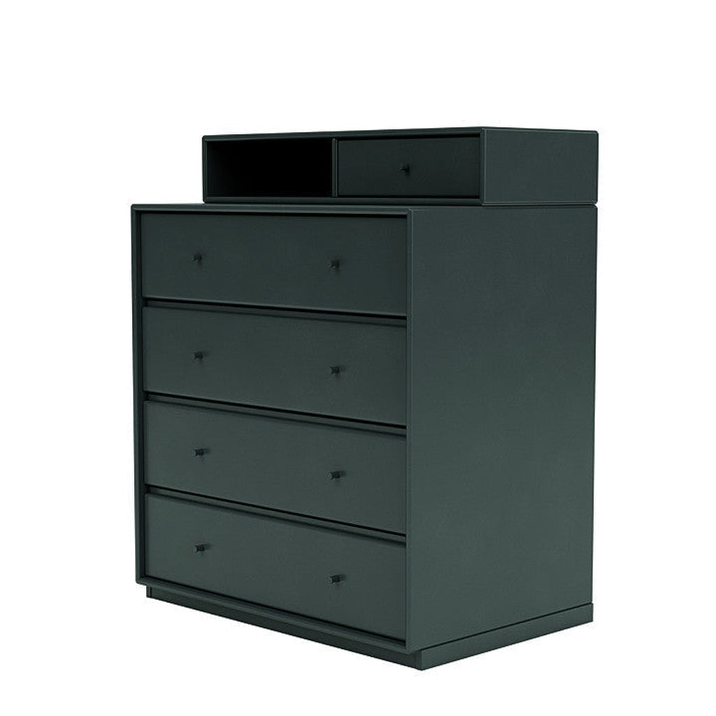 [product_category]-Montana Keep Chest Of Drawers With 3 Cm Plinth, Black Jade-Montana Furniture-5714322262880-0000KEEP-163-06-MON-1