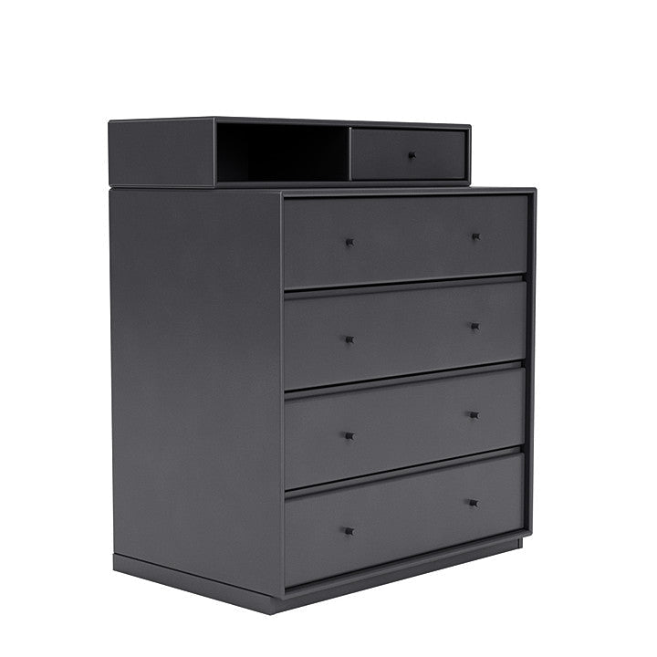 [product_category]-Montana Keep Chest Of Drawers With 3 Cm Plinth, Carbon Black-Montana Furniture-5714322263207-0000KEEP-36-06-MON-3