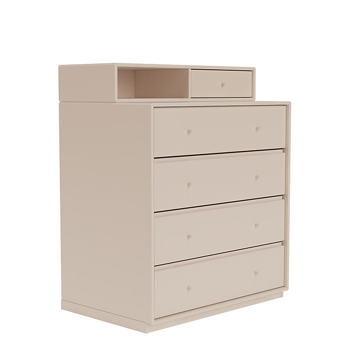 [product_category]-Montana Keep Chest Of Drawers With 3 Cm Plinth, Clay-Montana Furniture-5715288346515-0000KEEP-168-06-MON-3