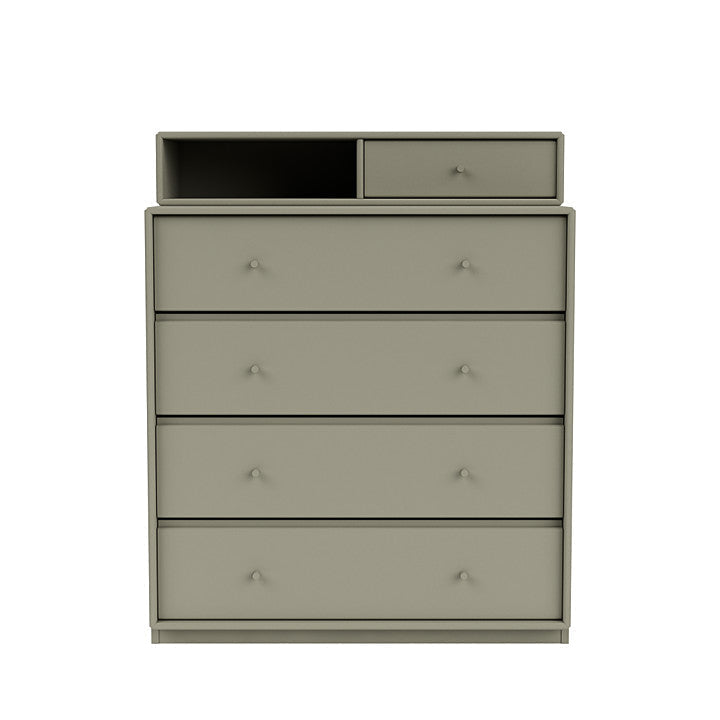 [product_category]-Montana Keep Chest Of Drawers With 3 Cm Plinth, Fennel Green-Montana Furniture-5714322261449-0000KEEP-144-06-MON-2