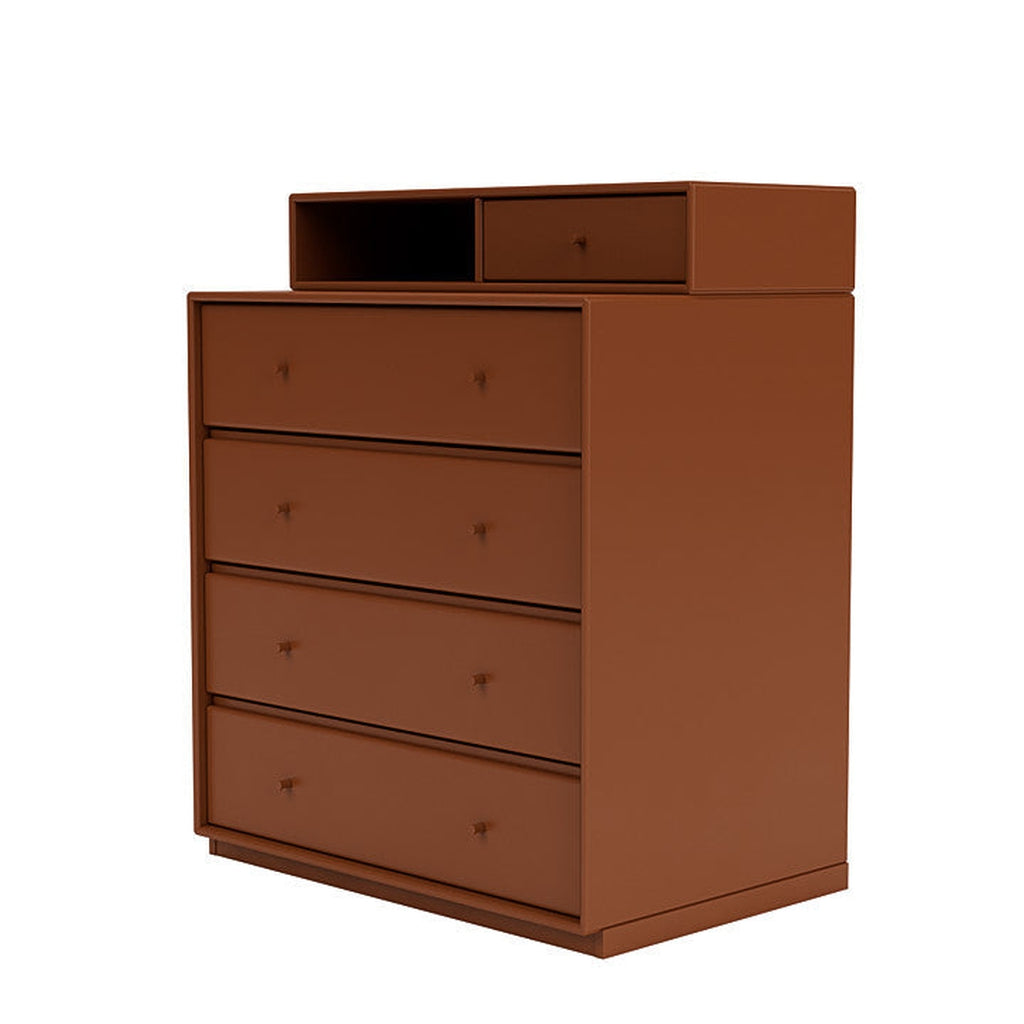 [product_category]-Montana Keep Chest Of Drawers With 3 Cm Plinth, Hazelnut Brown-Montana Furniture-5714322261609-0000KEEP-146-06-MON-1