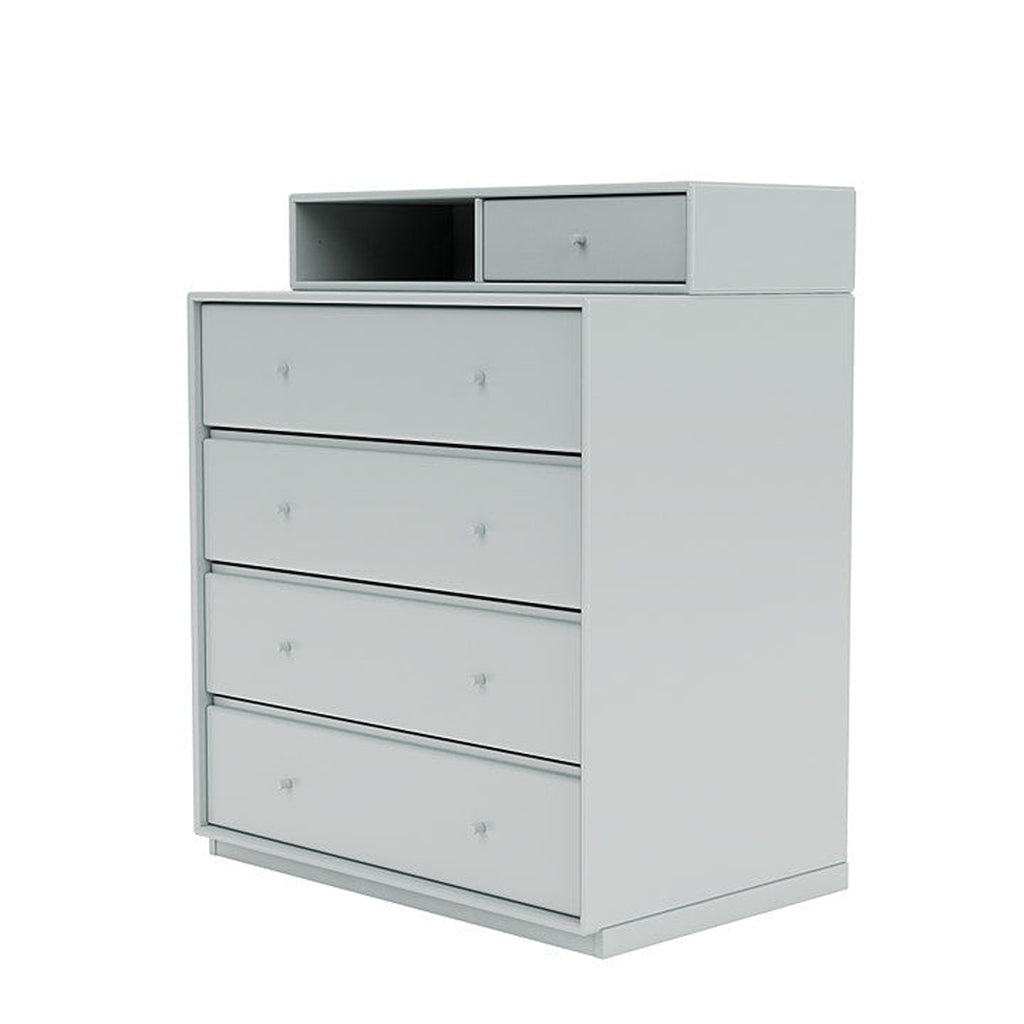 [product_category]-Montana Keep Chest Of Drawers With 3 Cm Plinth, Oyster Grey-Montana Furniture-5714322262323-0000KEEP-156-06-MON-1