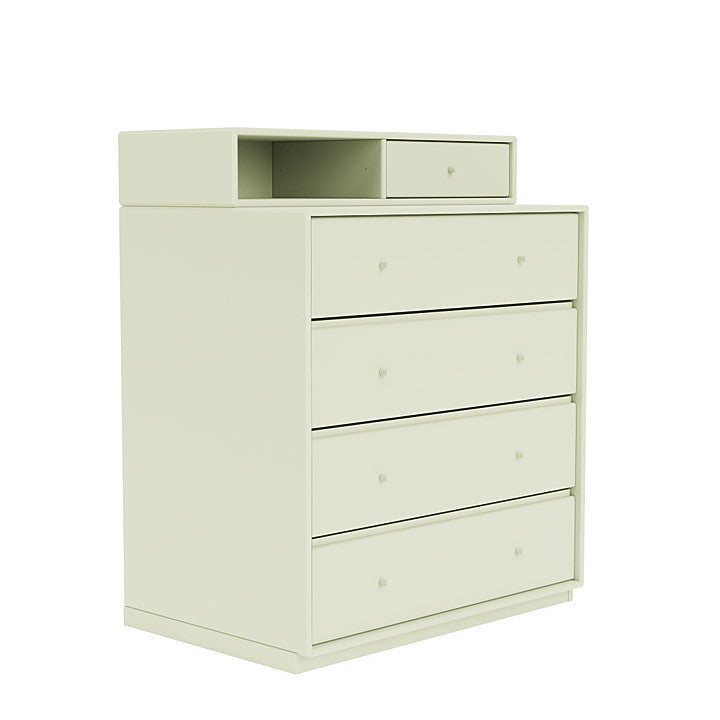 [product_category]-Montana Keep Chest Of Drawers With 3 Cm Plinth, Pomelo Green-Montana Furniture-5714322261128-0000KEEP-140-06-MON-3