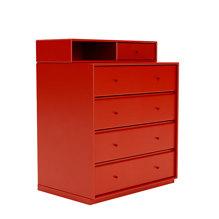 [product_category]-Montana Keep Chest Of Drawers With 3 Cm Plinth, Rosehip Red-Montana Furniture-5714322261524-0000KEEP-145-06-MON-3