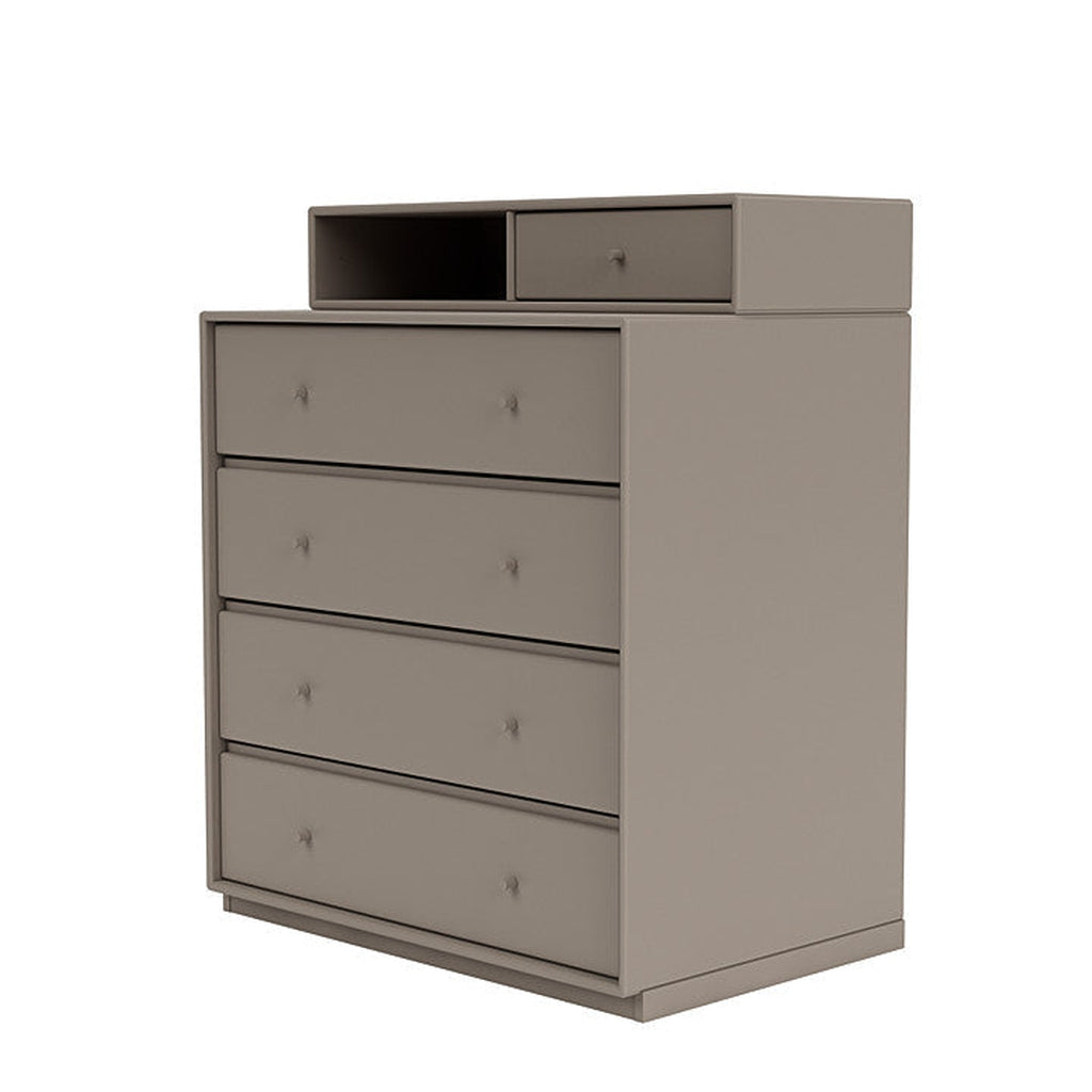 [product_category]-Montana Keep Chest Of Drawers With 3 Cm Plinth, Truffle Grey-Montana Furniture-5714322261203-0000KEEP-141-06-MON-1