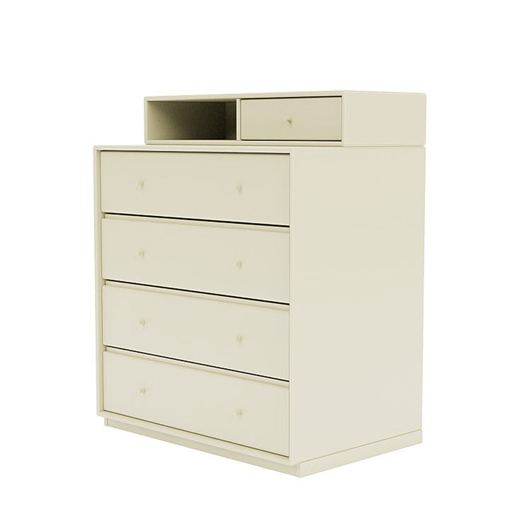 [product_category]-Montana Keep Chest Of Drawers With 3 Cm Plinth, Vanilla White-Montana Furniture-5714322261920-0000KEEP-150-06-MON-1