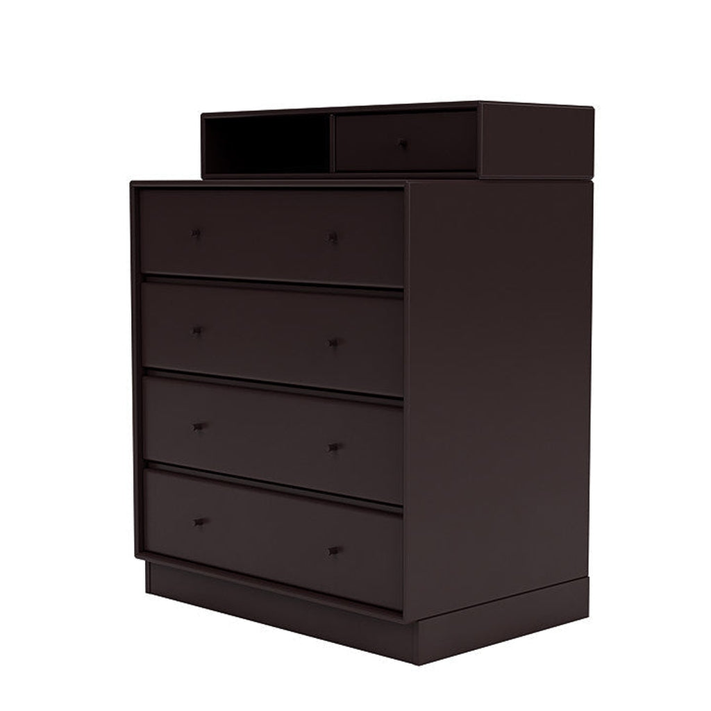[product_category]-Montana Keep Chest Of Drawers With 7 Cm Plinth, Balsamic Brown-Montana Furniture-5714322262651-0000KEEP-160-07-MON-1