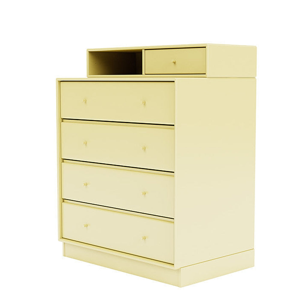 [product_category]-Montana Keep Chest Of Drawers With 7 Cm Plinth, Chamomile Yellow-Montana Furniture-5714322262576-0000KEEP-159-07-MON-1