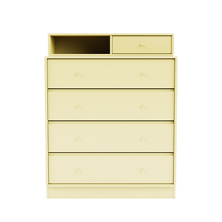 [product_category]-Montana Keep Chest Of Drawers With 7 Cm Plinth, Chamomile Yellow-Montana Furniture-5714322262576-0000KEEP-159-07-MON-2