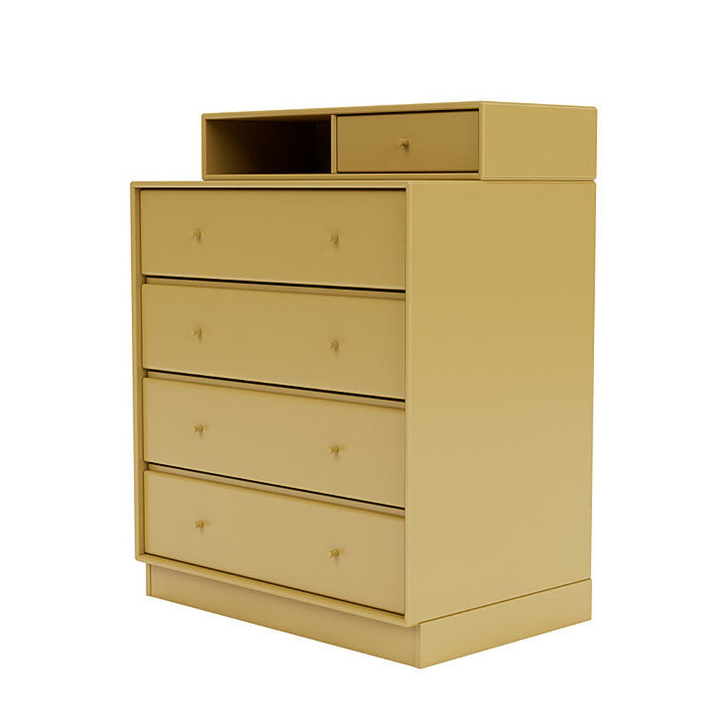 [product_category]-Montana Keep Chest Of Drawers With 7 Cm Plinth, Cumin Yellow-Montana Furniture-5714322262415-0000KEEP-157-07-MON-1