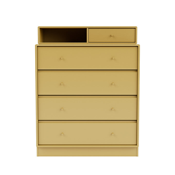 [product_category]-Montana Keep Chest Of Drawers With 7 Cm Plinth, Cumin Yellow-Montana Furniture-5714322262415-0000KEEP-157-07-MON-2