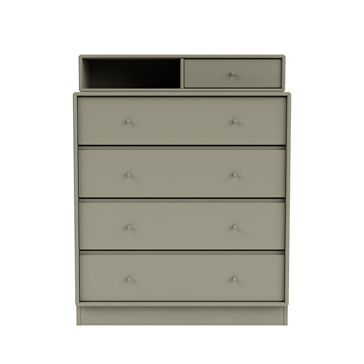 [product_category]-Montana Keep Chest Of Drawers With 7 Cm Plinth, Fennel Green-Montana Furniture-5714322261456-0000KEEP-144-07-MON-2
