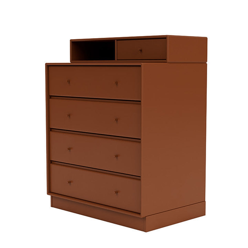 [product_category]-Montana Keep Chest Of Drawers With 7 Cm Plinth, Hazelnut Brown-Montana Furniture-5714322261616-0000KEEP-146-07-MON-1