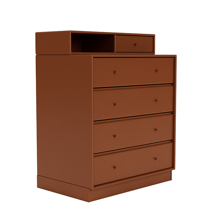 [product_category]-Montana Keep Chest Of Drawers With 7 Cm Plinth, Hazelnut Brown-Montana Furniture-5714322261616-0000KEEP-146-07-MON-3