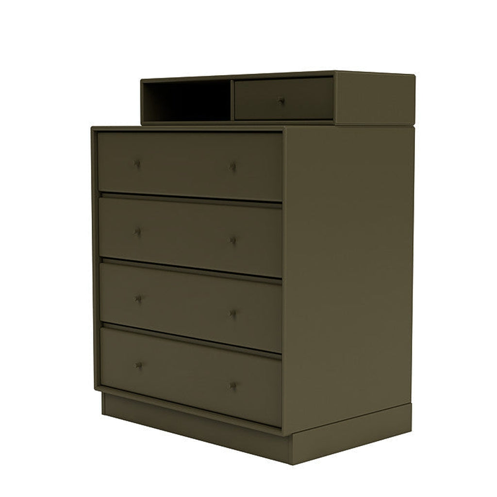 [product_category]-Montana Keep Chest Of Drawers With 7 Cm Plinth, Oregano Green-Montana Furniture-5714322261050-0000KEEP-139-07-MON-1