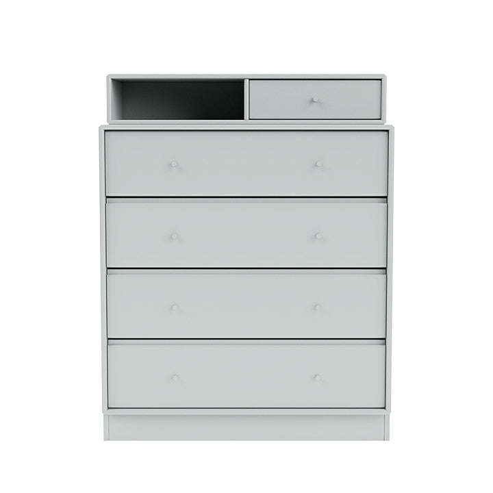 [product_category]-Montana Keep Chest Of Drawers With 7 Cm Plinth, Oyster Grey-Montana Furniture-5714322262330-0000KEEP-156-07-MON-2
