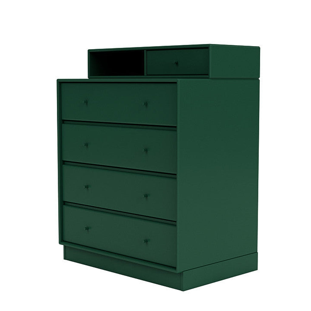 [product_category]-Montana Keep Chest Of Drawers With 7 Cm Plinth, Pine Green-Montana Furniture-5714322260817-0000KEEP-136-07-MON-1