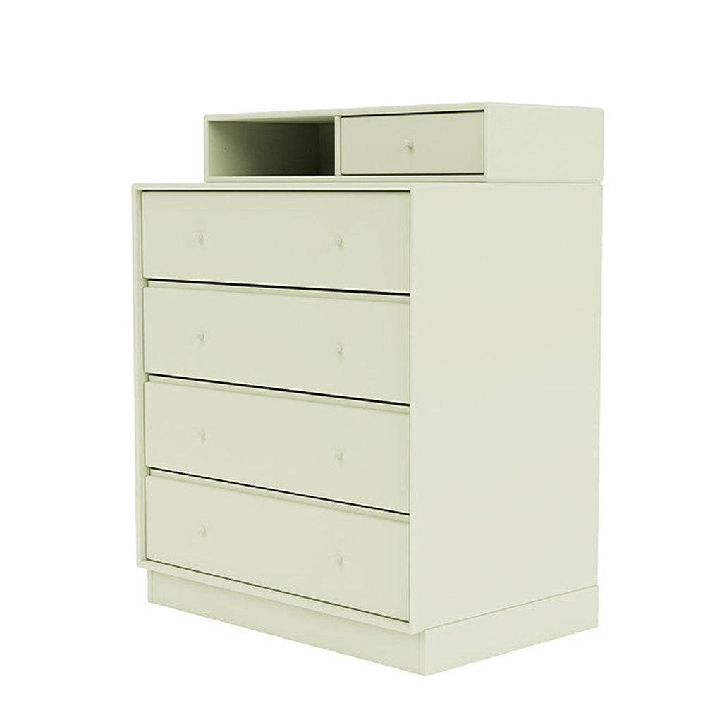 [product_category]-Montana Keep Chest Of Drawers With 7 Cm Plinth, Pomelo Green-Montana Furniture-5714322261135-0000KEEP-140-07-MON-1