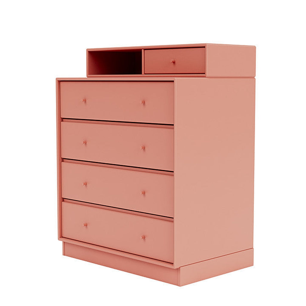 [product_category]-Montana Keep Chest Of Drawers With 7 Cm Plinth, Rhubarb Red-Montana Furniture-5714322262019-0000KEEP-151-07-MON-1