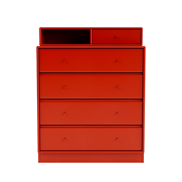 [product_category]-Montana Keep Chest Of Drawers With 7 Cm Plinth, Rosehip Red-Montana Furniture-5714322261531-0000KEEP-145-07-MON-2