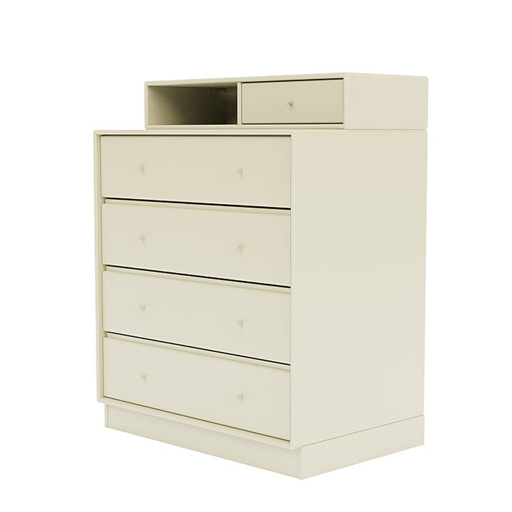 [product_category]-Montana Keep Chest Of Drawers With 7 Cm Plinth, Vanilla White-Montana Furniture-5714322261937-0000KEEP-150-07-MON-1