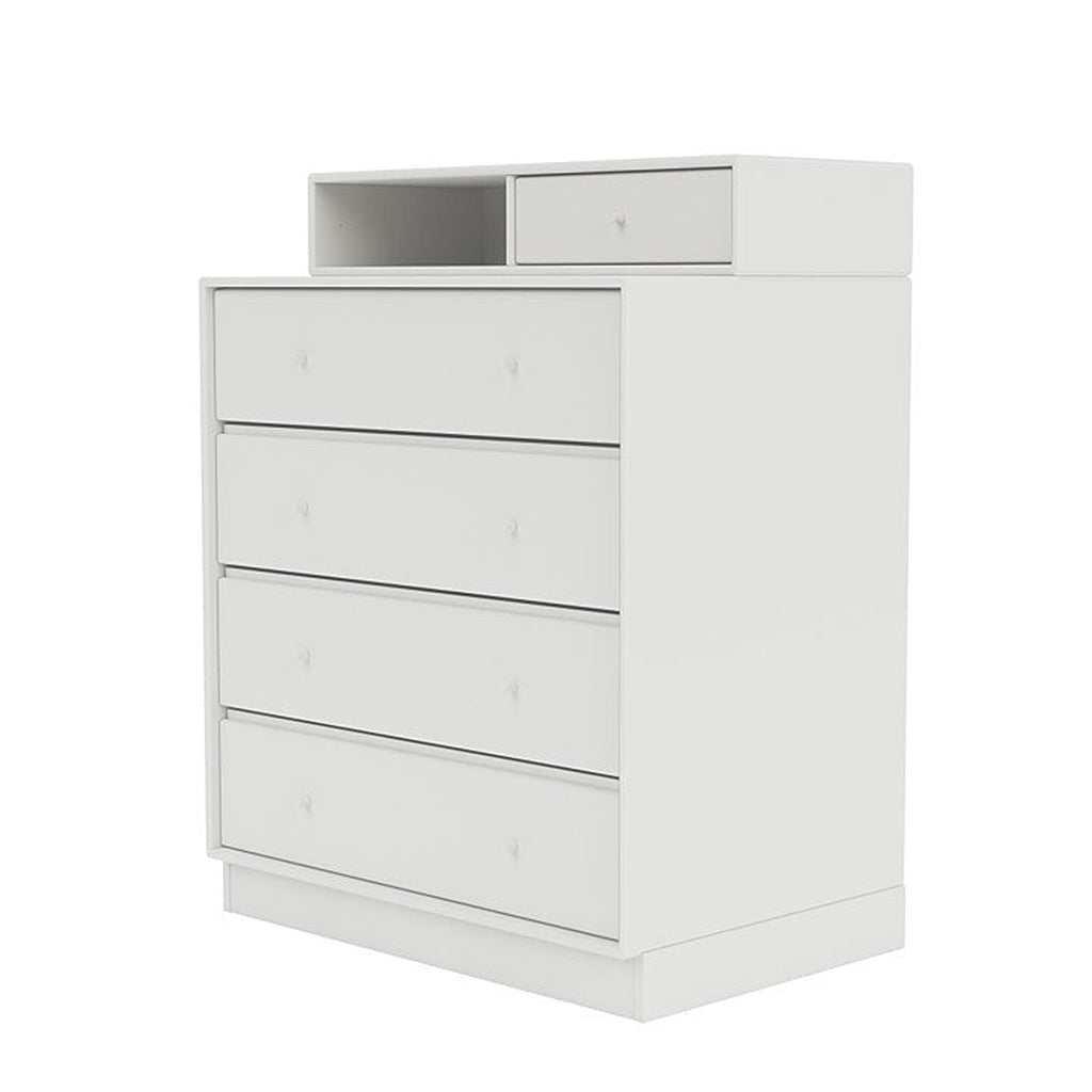 [product_category]-Montana Keep Chest Of Drawers With 7 Cm Plinth, White-Montana Furniture-5714322260176-0000KEEP-01-07-MON-1