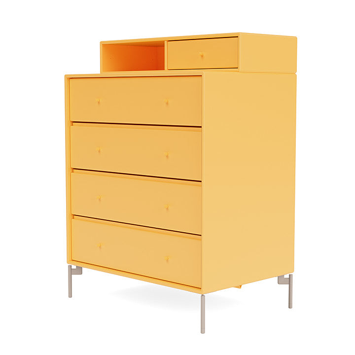 [product_category]-Montana Keep Chest Of Drawers With Legs, Acacia/Mushroom-Montana Furniture-5715288346324-0000KEEP-166-10-MON-1