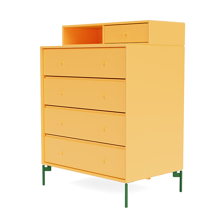 [product_category]-Montana Keep Chest Of Drawers With Legs, Acacia/Parsley-Montana Furniture-5715288346355-0000KEEP-166-13-MON-1