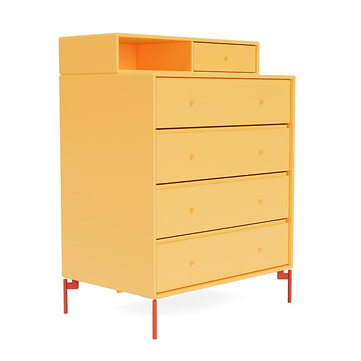 [product_category]-Montana Keep Chest Of Drawers With Legs, Acacia/Rosehip-Montana Furniture-5715288346331-0000KEEP-166-11-MON-3