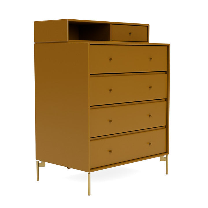 [product_category]-Montana Keep Chest Of Drawers With Legs, Amber/Brass-Montana Furniture-5714322261302-0000KEEP-142-09-MON-3