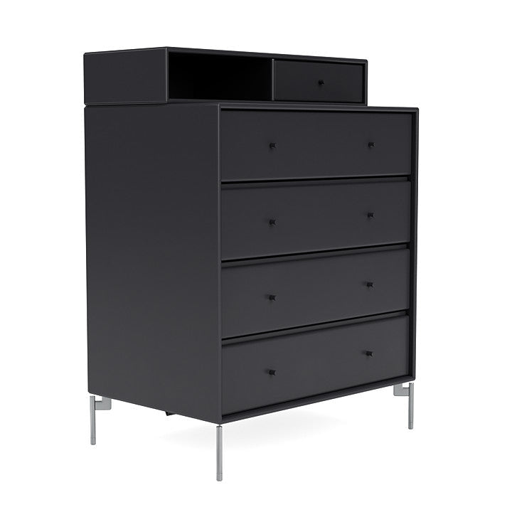 [product_category]-Montana Keep Chest Of Drawers With Legs, Anthracite/Matt Chrome-Montana Furniture-5714322260275-0000KEEP-04-01-MON-3