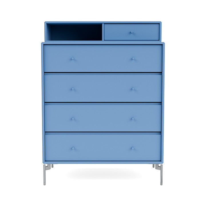 [product_category]-Montana Keep Chest Of Drawers With Legs, Azure Blue/Matt Chrome-Montana Furniture-5714322262118-0000KEEP-154-01-MON-2