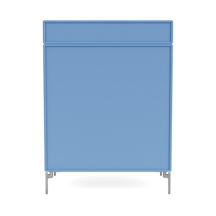 [product_category]-Montana Keep Chest Of Drawers With Legs, Azure Blue/Matt Chrome-Montana Furniture-5714322262118-0000KEEP-154-01-MON-4