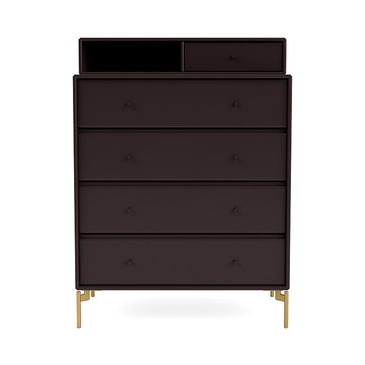 [product_category]-Montana Keep Chest Of Drawers With Legs, Balsamic/Brass-Montana Furniture-5714322262668-0000KEEP-160-09-MON-2