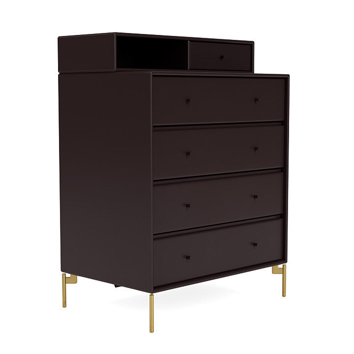 [product_category]-Montana Keep Chest Of Drawers With Legs, Balsamic/Brass-Montana Furniture-5714322262668-0000KEEP-160-09-MON-3