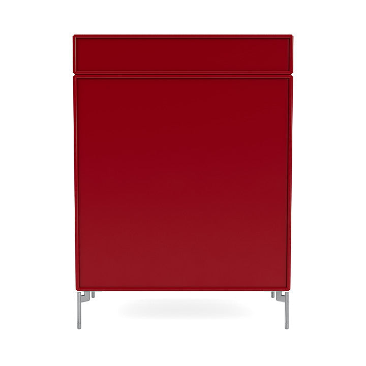 [product_category]-Montana Keep Chest Of Drawers With Legs, Beetroot/Matt Chrome-Montana Furniture-5714322262996-0000KEEP-165-01-MON-4