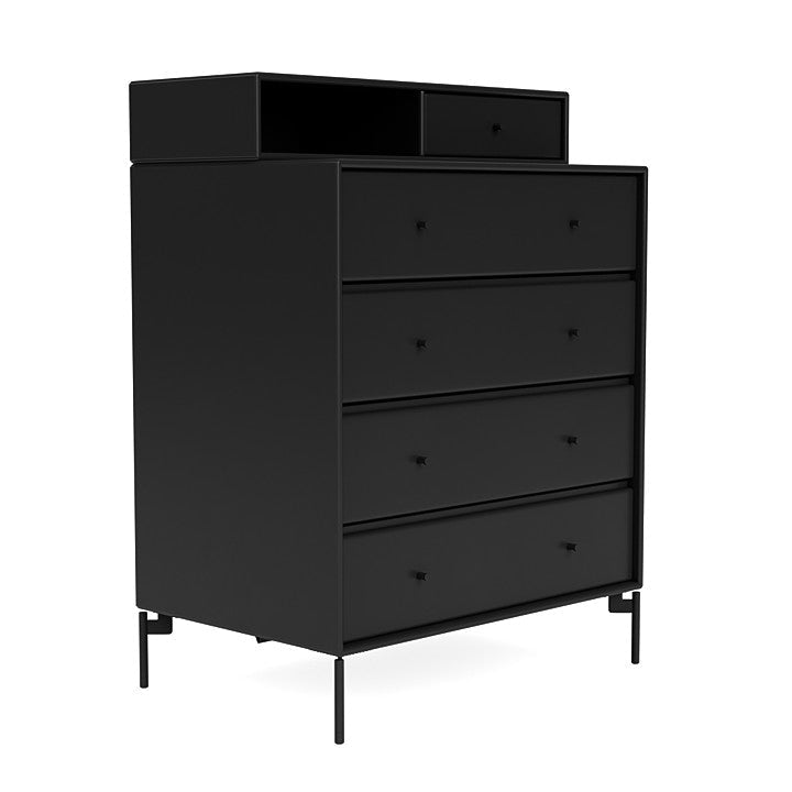 [product_category]-Montana Keep Chest Of Drawers With Legs, Black/Black-Montana Furniture-5714322260374-0000KEEP-05-03-MON-3