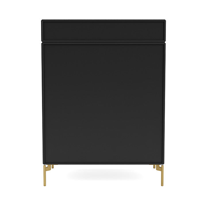 [product_category]-Montana Keep Chest Of Drawers With Legs, Black/Brass-Montana Furniture-5714322260428-0000KEEP-05-09-MON-4