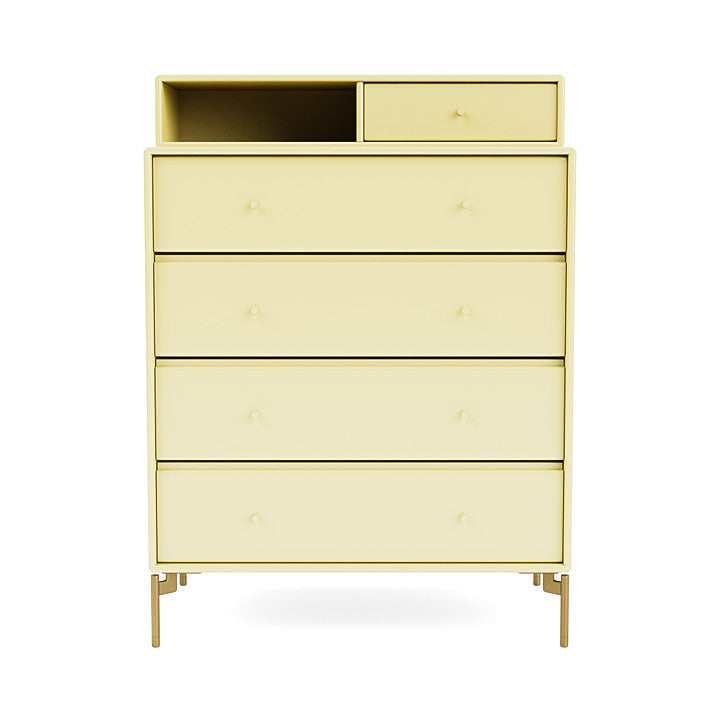 [product_category]-Montana Keep Chest Of Drawers With Legs, Camomile/Brass-Montana Furniture-5714322262583-0000KEEP-159-09-MON-2