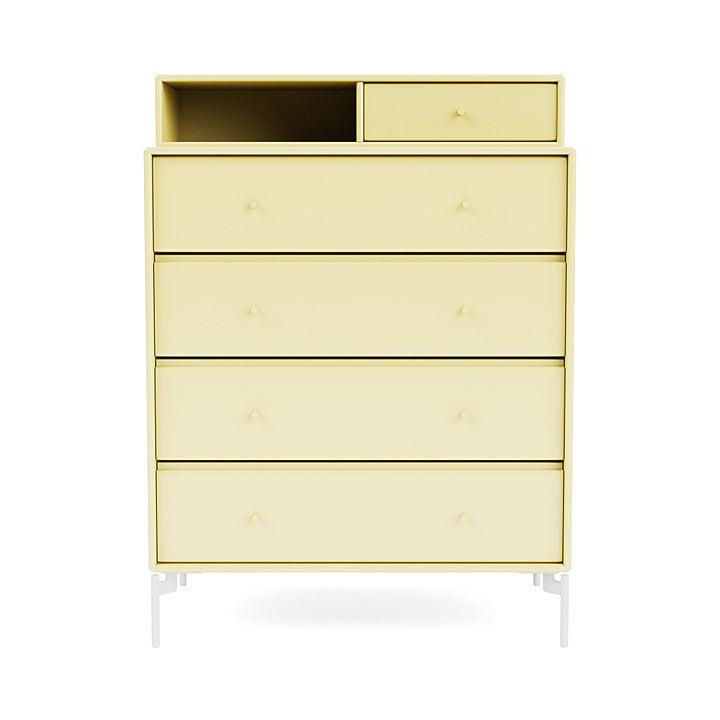 [product_category]-Montana Keep Chest Of Drawers With Legs, Camomile/Snow White-Montana Furniture-5714322262521-0000KEEP-159-02-MON-2
