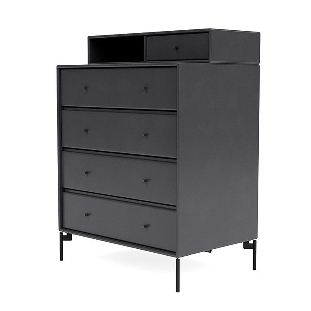 [product_category]-Montana Keep Chest Of Drawers With Legs, Carbon Black/Black-Montana Furniture-5714322263177-0000KEEP-36-03-MON-1