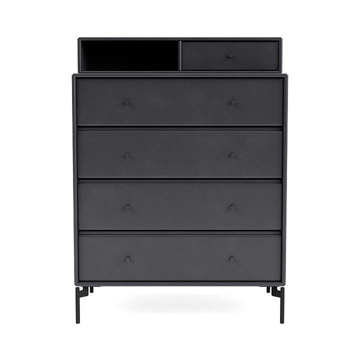 [product_category]-Montana Keep Chest Of Drawers With Legs, Carbon Black/Black-Montana Furniture-5714322263177-0000KEEP-36-03-MON-2